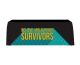 I Believe and Support Survivors 6' - 8' Non-Fitted Convertible Table Throw