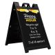 Customizable Chalkboard Message Board - Single Sided