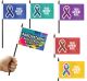 Stick Flag with Plastic Liner