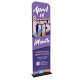Purple Up! 2' Euro Fit Banner Display Kit
