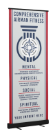 Comprehensive Airman Fitness Retractor Banner