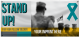 4' x 10' Stand Up! Vinyl Banner