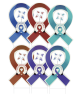 Ribbon & Pinwheel Yard Sign