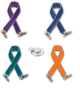 Ribbon Walk Lapel Pin