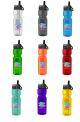 28 oz Transparent Bottle with Ring Straw Lid - Made in USA